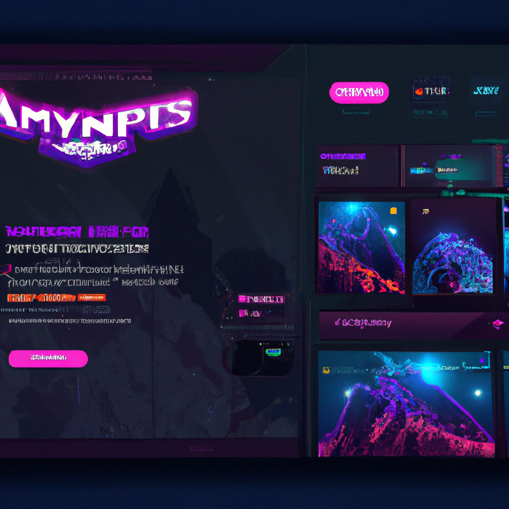 Gameplay highlight: neon map and HUD